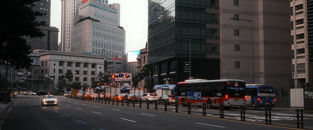 Large street in Myeongdong