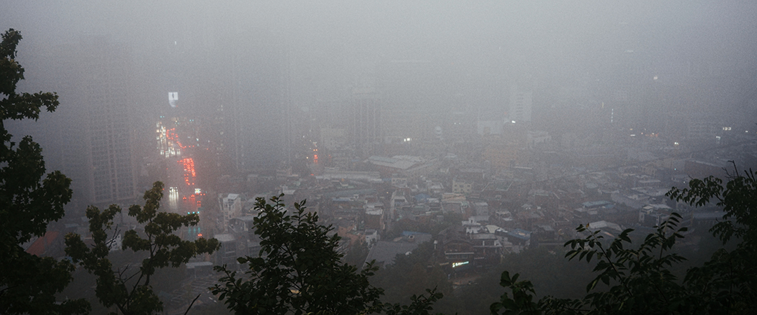 Cloudy Namsan view