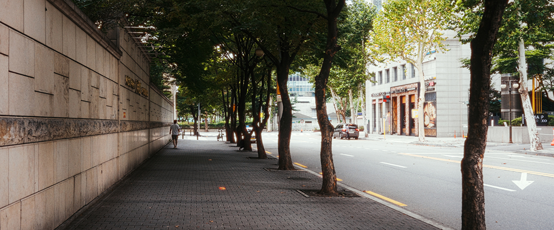 Streets around the Olympic Park