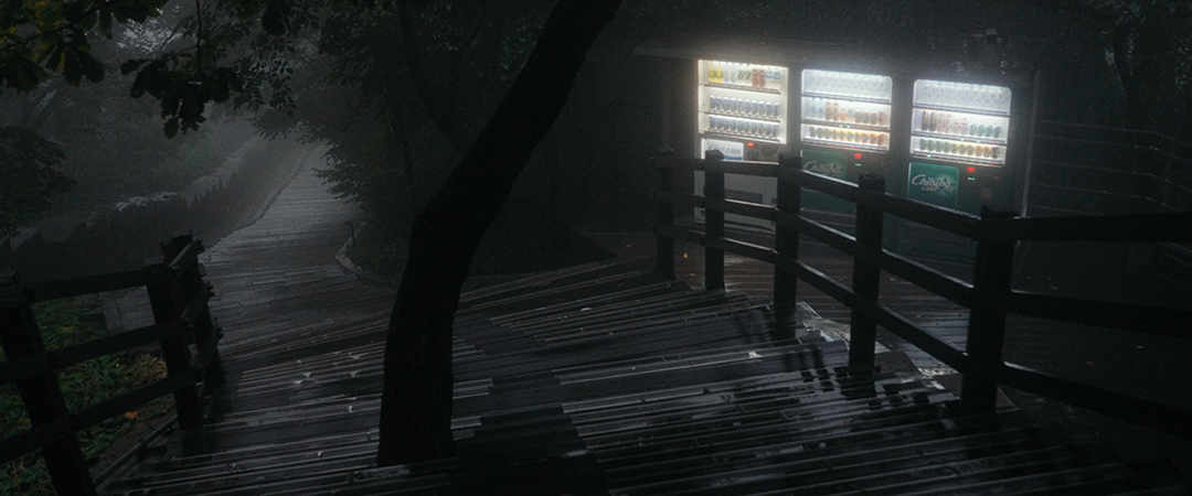 Vending machines on Namsan